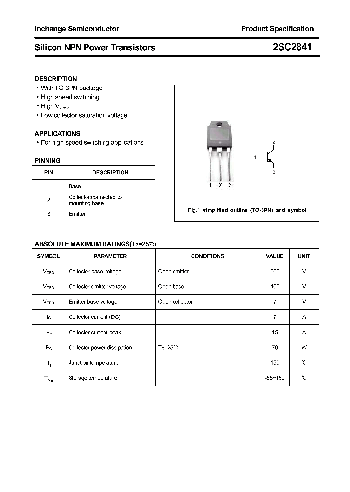 2SC2841_4464951.PDF Datasheet