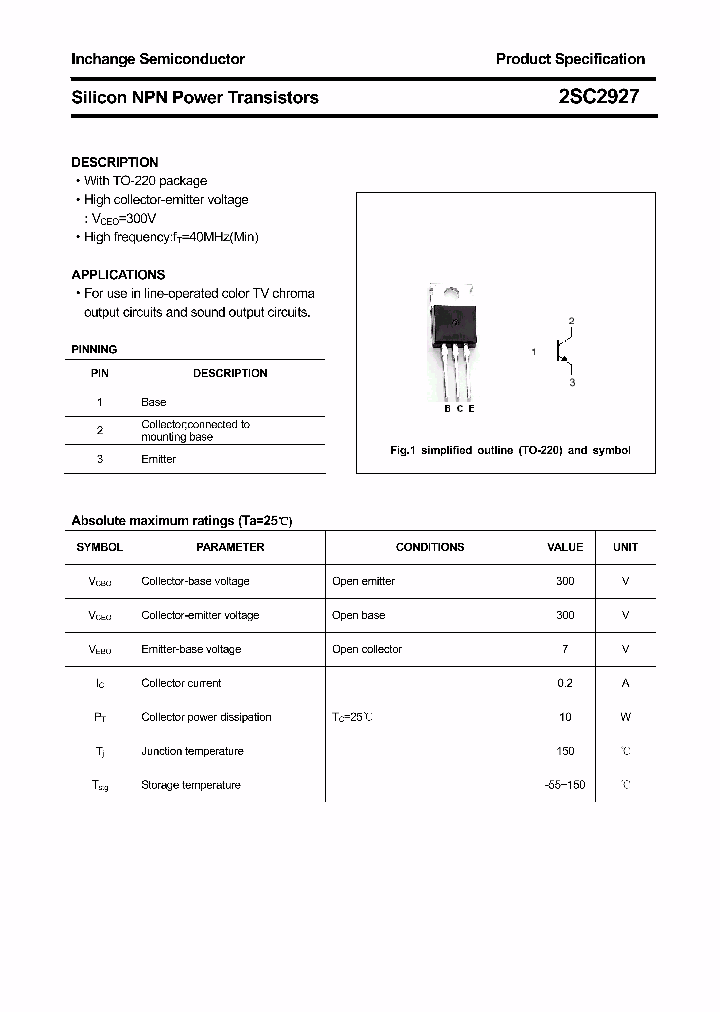 2SC2927_4817592.PDF Datasheet