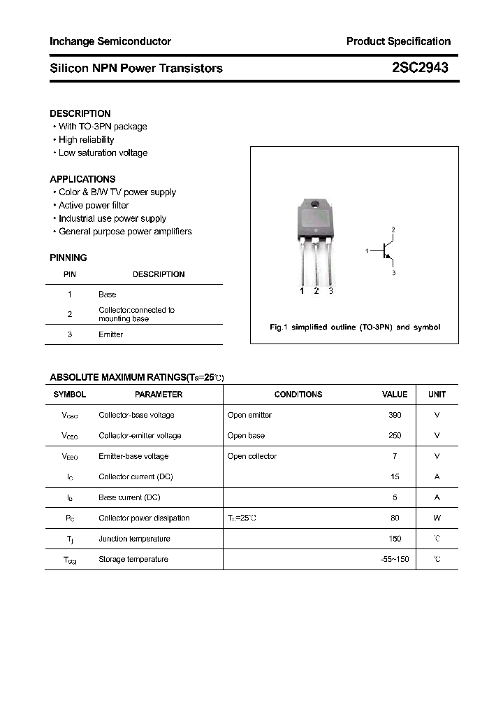 2SC2943_4353230.PDF Datasheet