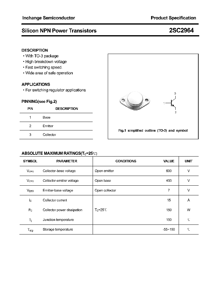 2SC2964_4353232.PDF Datasheet