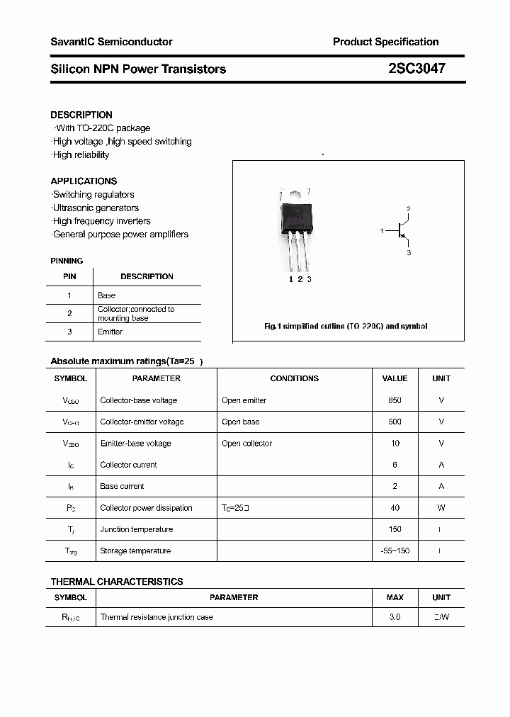 2SC3047_4452138.PDF Datasheet