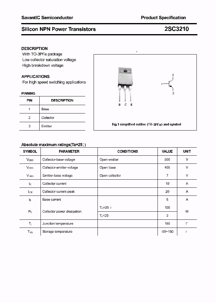 2SC3210_4400638.PDF Datasheet