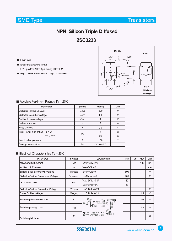 2SC3233_4308800.PDF Datasheet