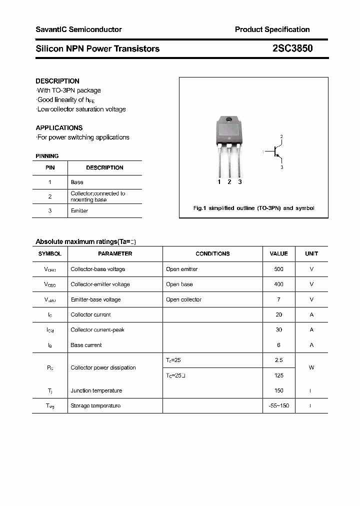 2SC3850_4405839.PDF Datasheet