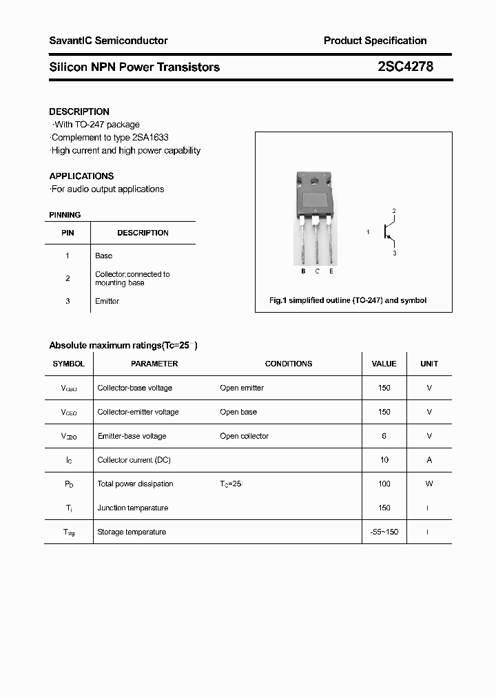 2SC4278_4394276.PDF Datasheet