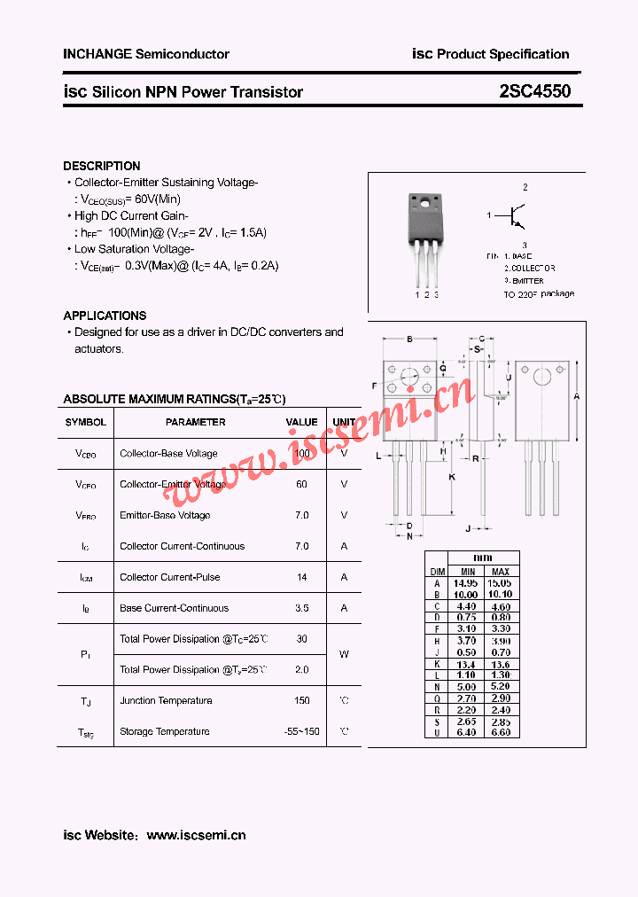 2SC4550_4698196.PDF Datasheet