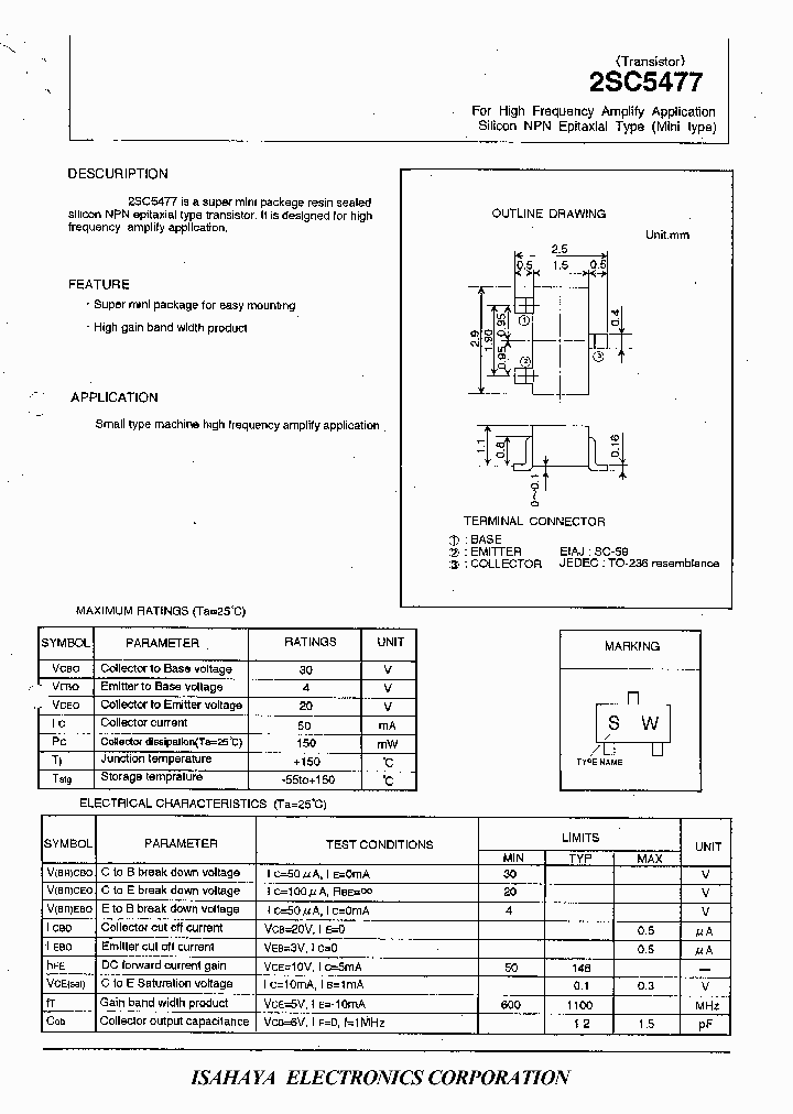 2SC5477_4737447.PDF Datasheet