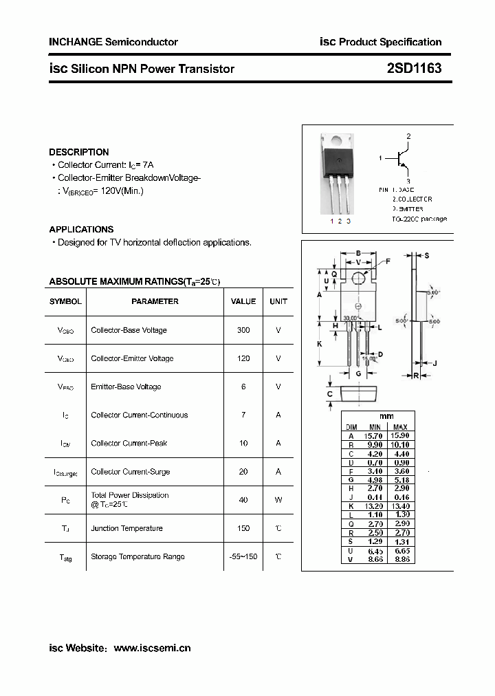 2SD1163_4391316.PDF Datasheet