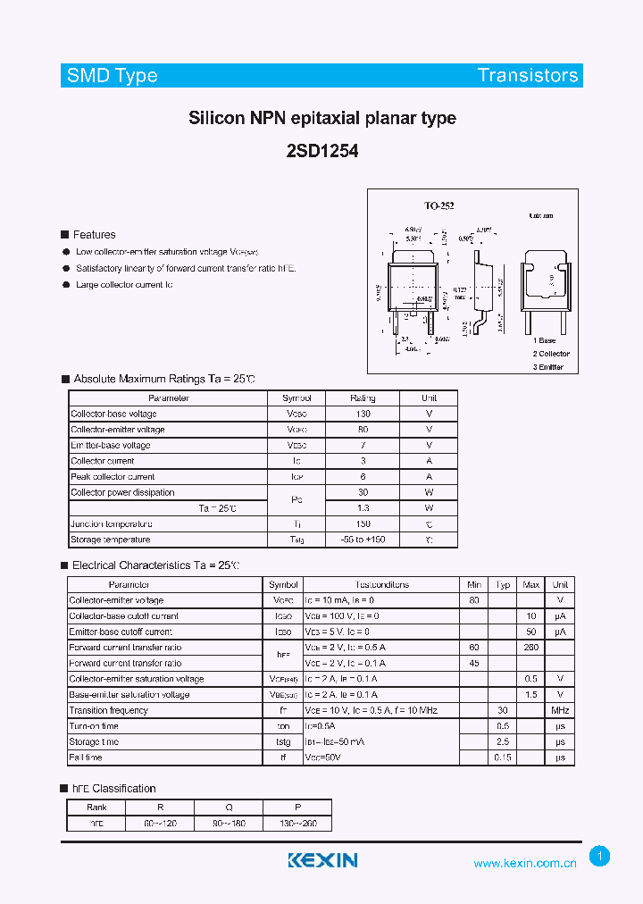 2SD1254_4328153.PDF Datasheet