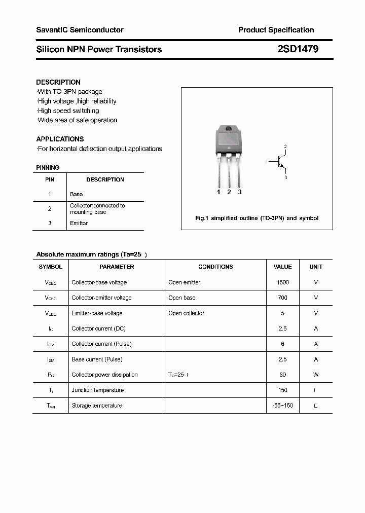 2SD1479_4403466.PDF Datasheet