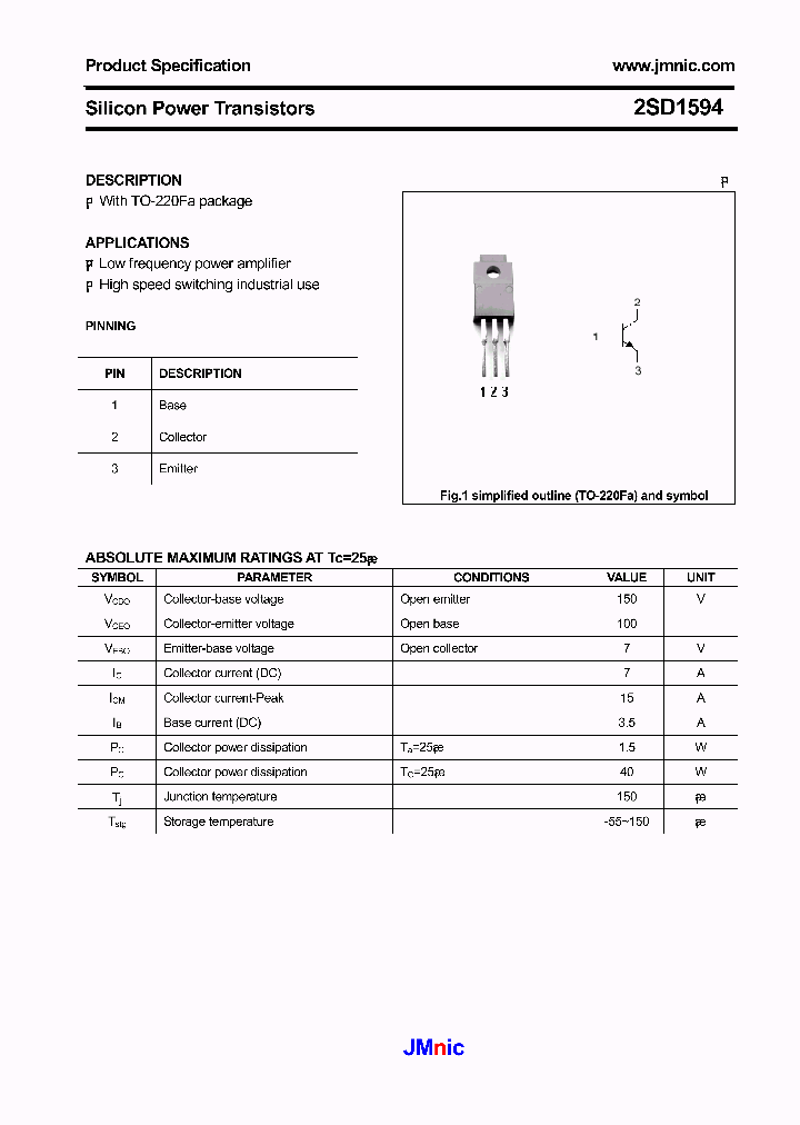 2SD1594_4703157.PDF Datasheet