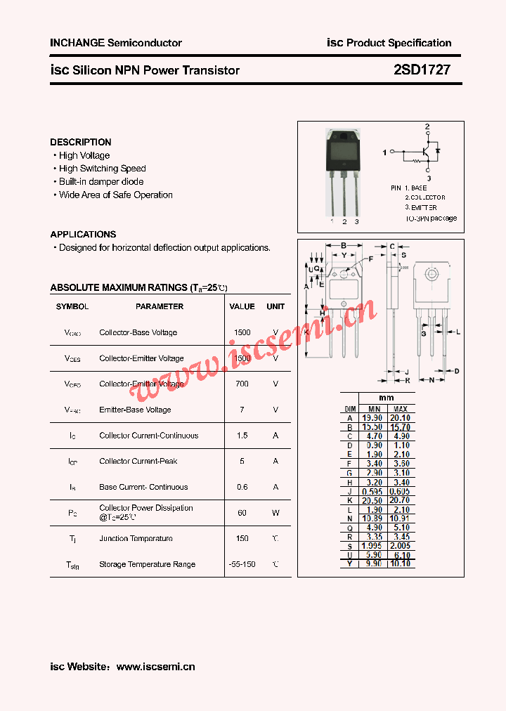 2SD1727_4476746.PDF Datasheet