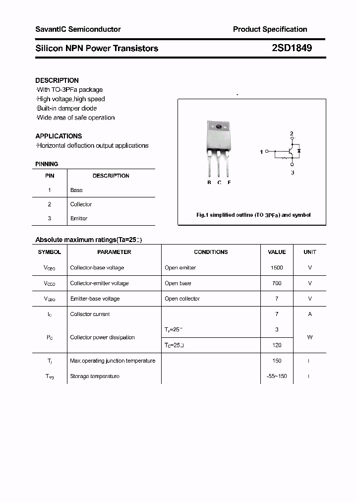 2SD1849_4394439.PDF Datasheet