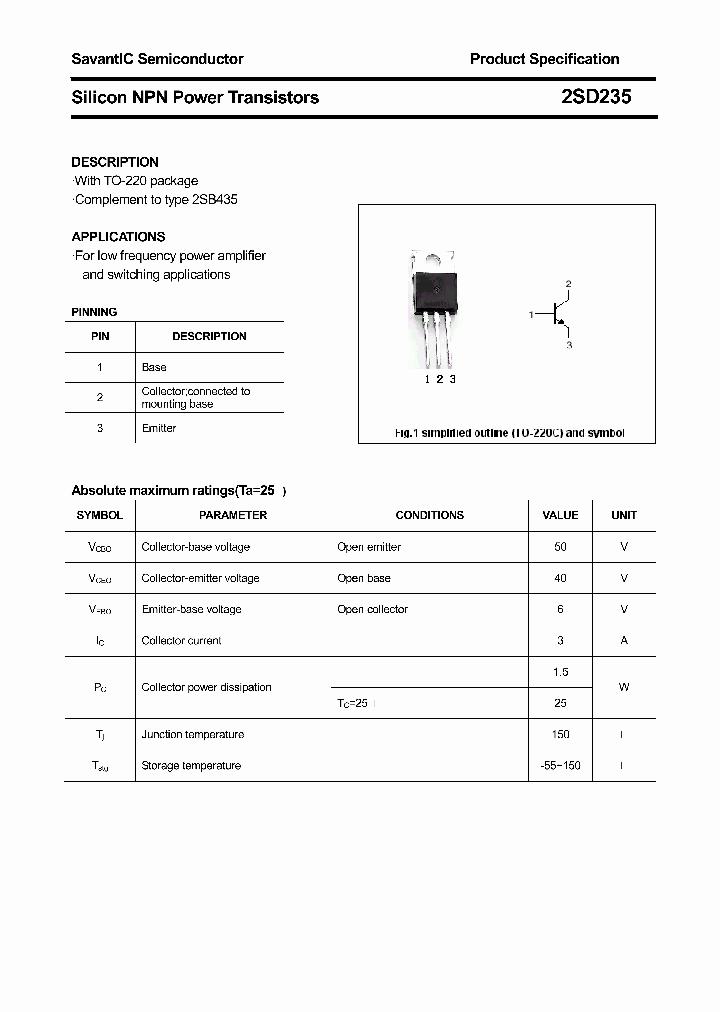 2SD235_4391062.PDF Datasheet