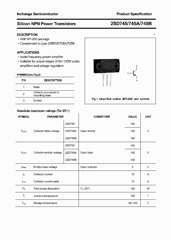 2SD745_4362633.PDF Datasheet