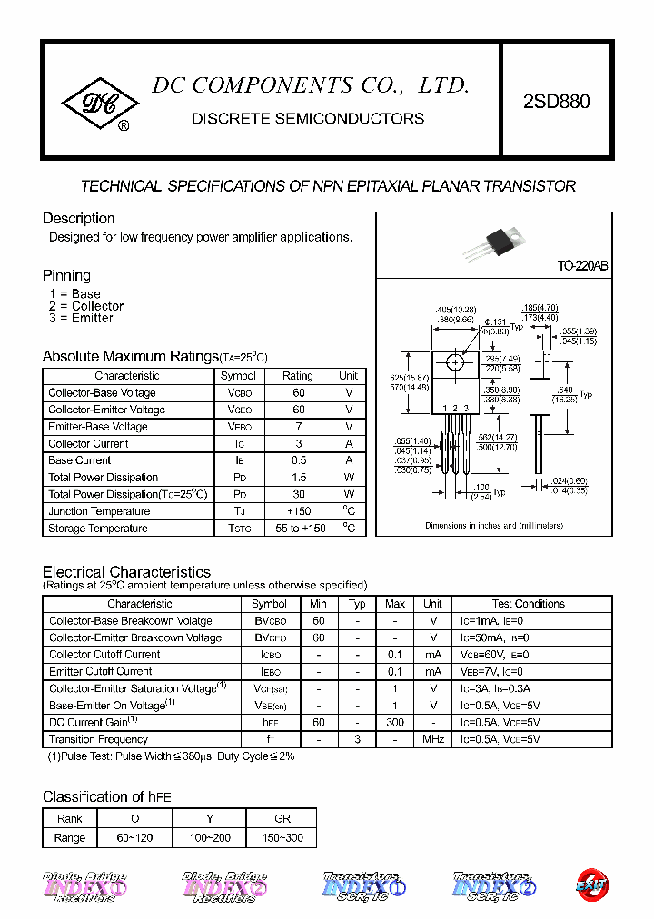 2SD880_4392721.PDF Datasheet