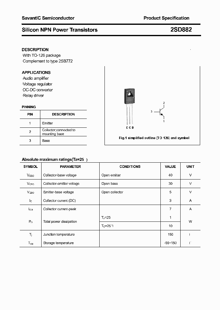 2SD882_4392678.PDF Datasheet