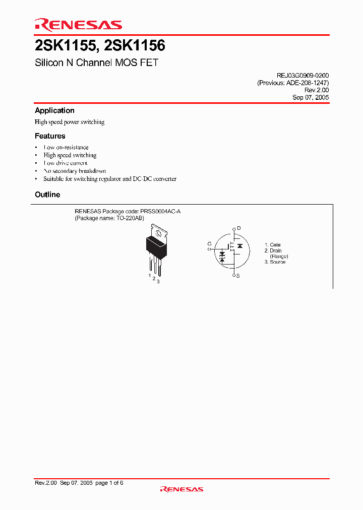 2SK1155_4327714.PDF Datasheet