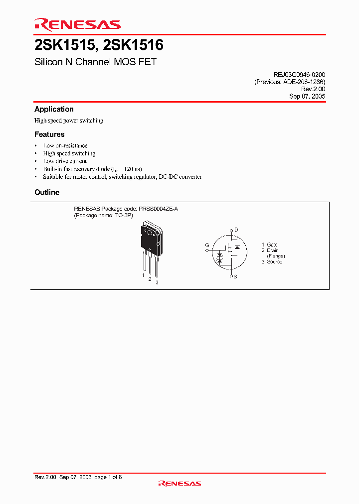 2SK1515_4278298.PDF Datasheet