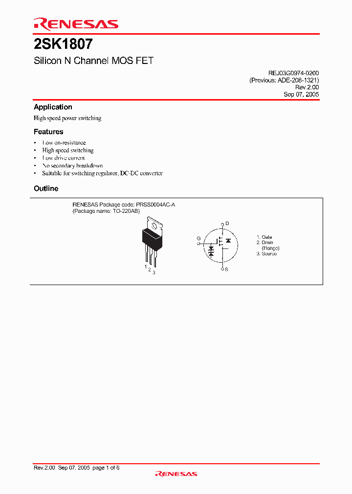 2SK1807_4279370.PDF Datasheet