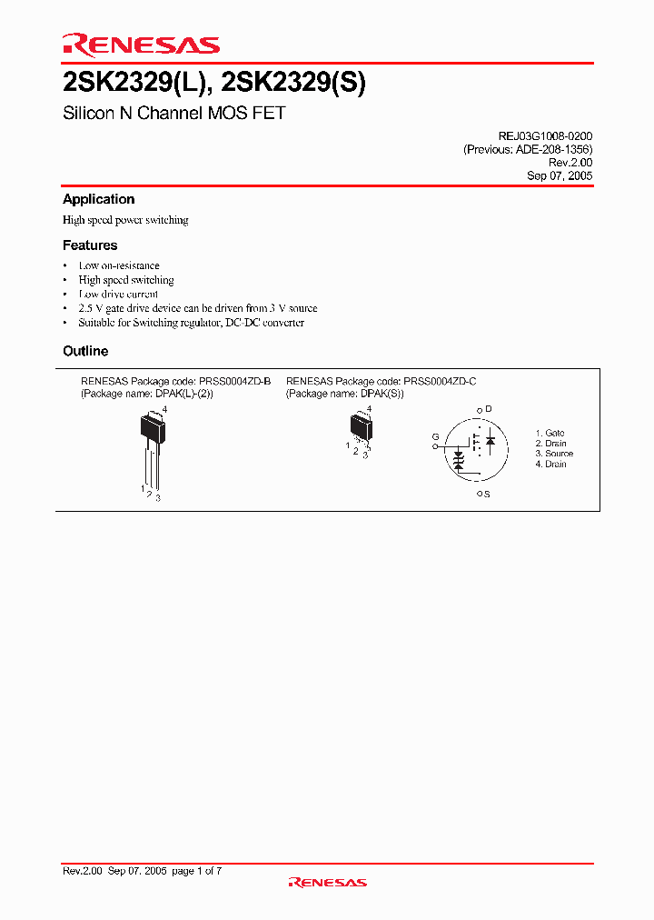 2SK2329_4244581.PDF Datasheet