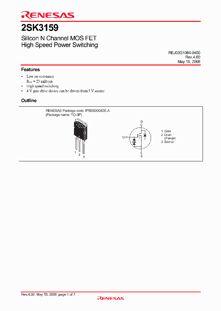 2SK3159-E_4251971.PDF Datasheet