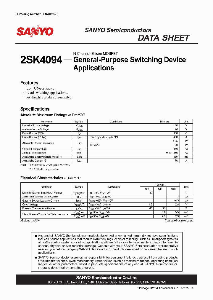 2SK4094_4289067.PDF Datasheet