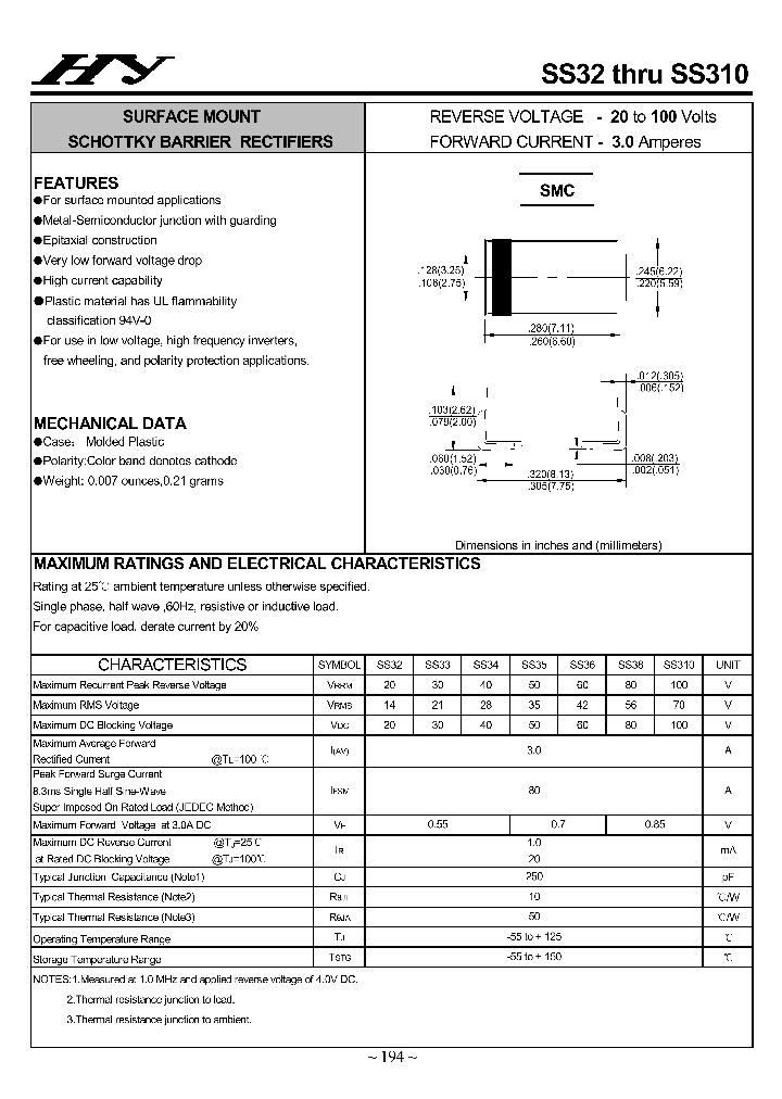 SS32-SS310_4504887.PDF Datasheet