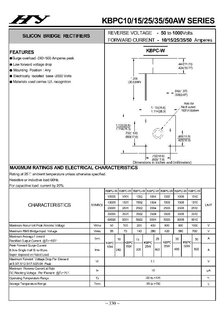 KBPC10005W-KBPC1010W_4505035.PDF Datasheet