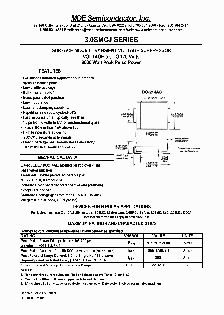 30SMCJ70A_4411686.PDF Datasheet