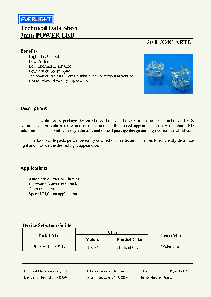 30-01-G4C-ARTB_4775384.PDF Datasheet