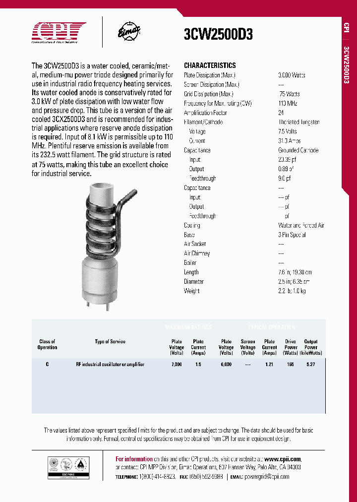 3CW2500D3_4402471.PDF Datasheet