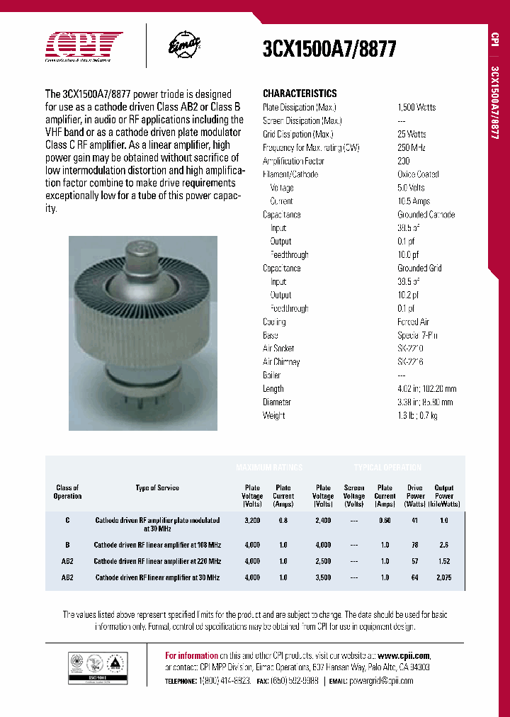 3CX1500A7_4428720.PDF Datasheet