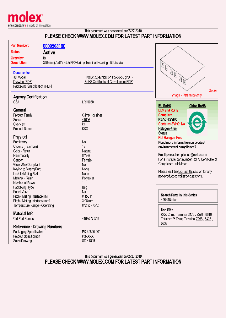 41695-N-A18_4858093.PDF Datasheet