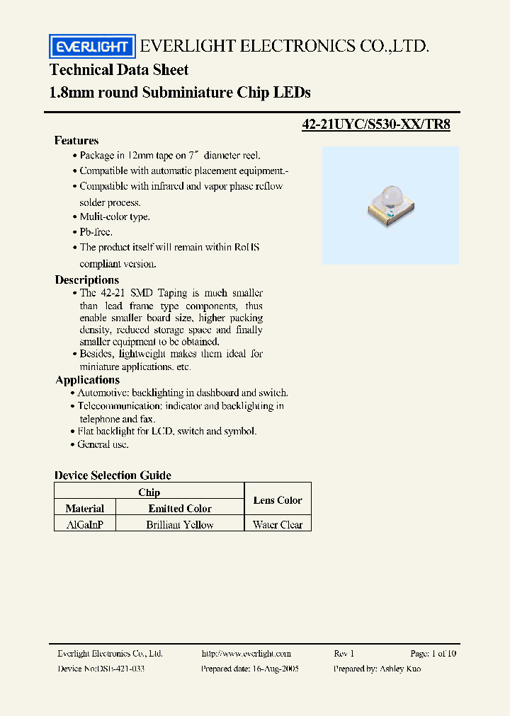 42-21UYC_4775125.PDF Datasheet