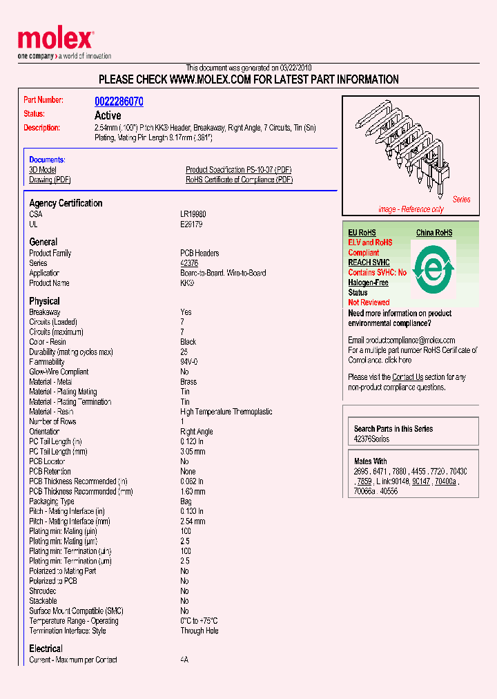 42376-0007_4886755.PDF Datasheet