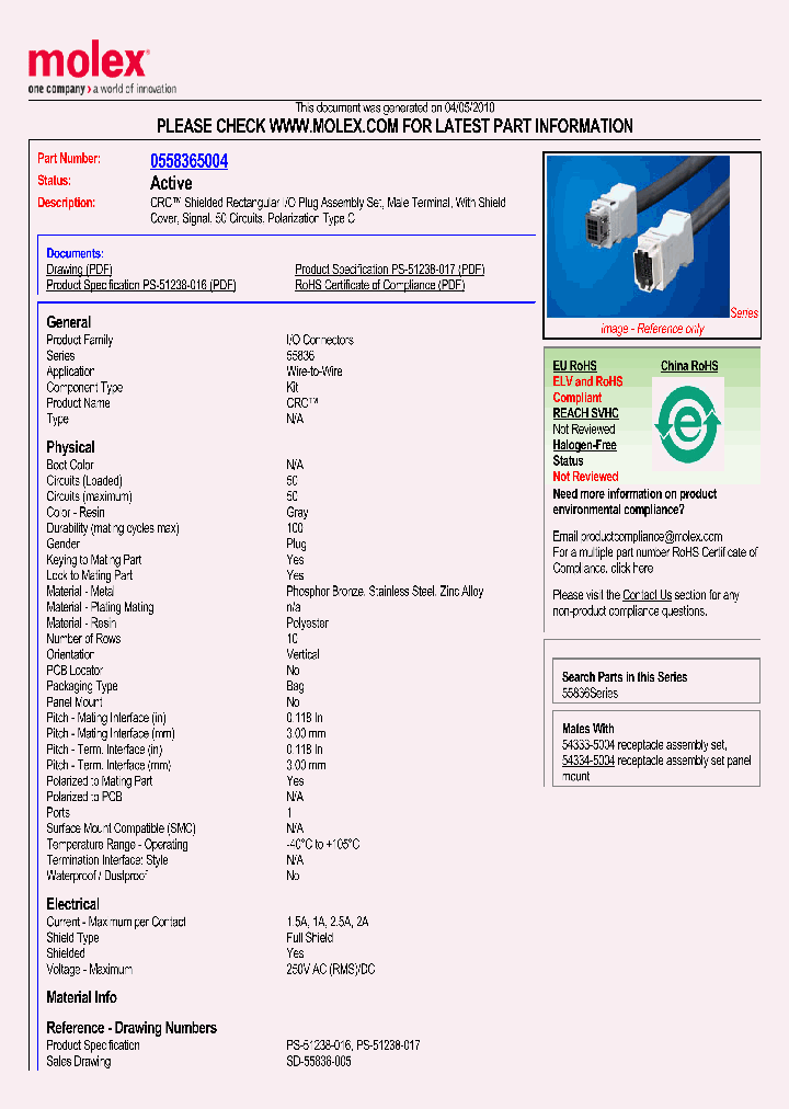 55836-5004_4869299.PDF Datasheet