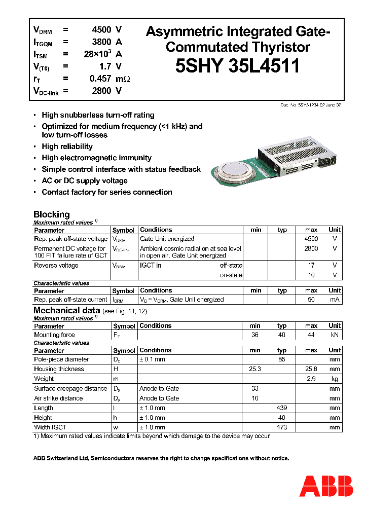 5SHY35L4511_4169688.PDF Datasheet