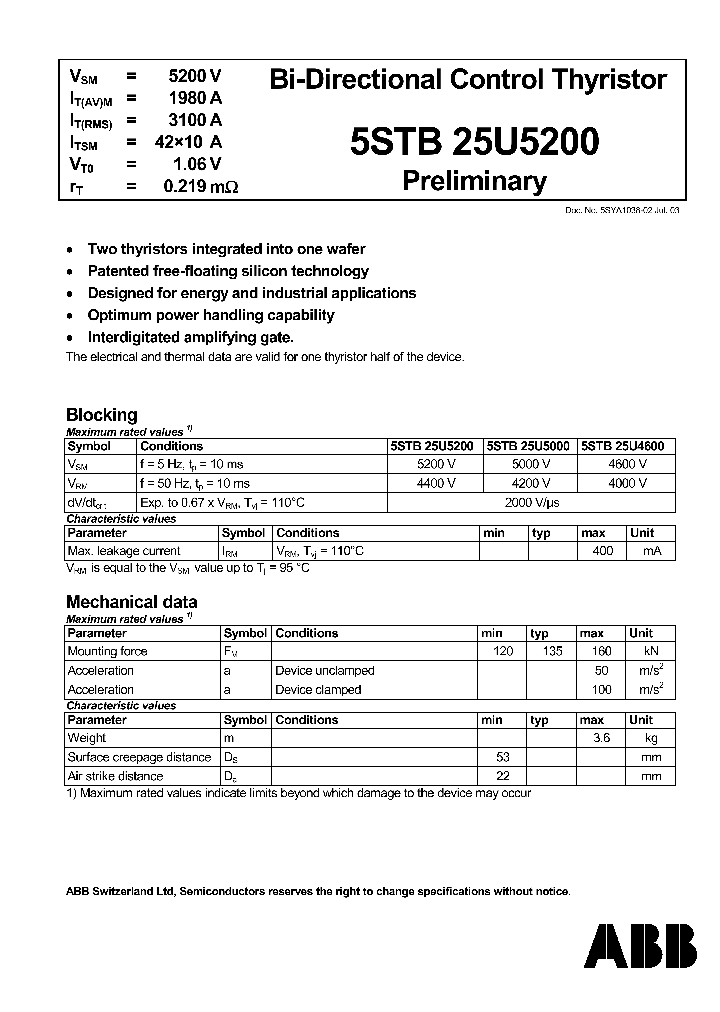 5STB25U5200_4265488.PDF Datasheet