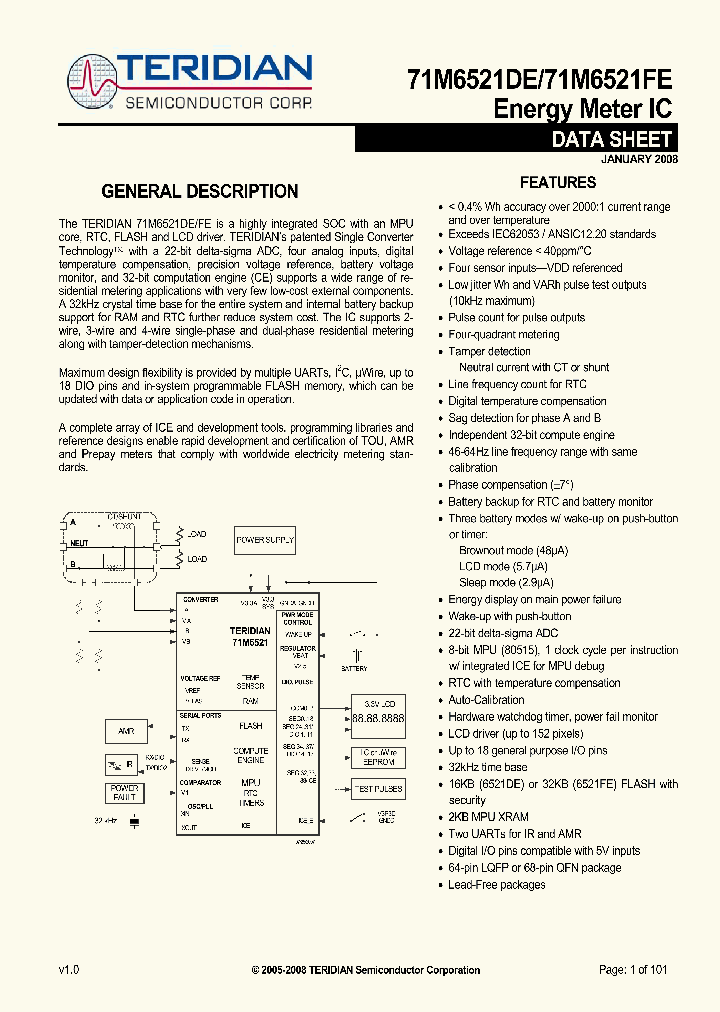 71M6521DE-IGTF_4601026.PDF Datasheet