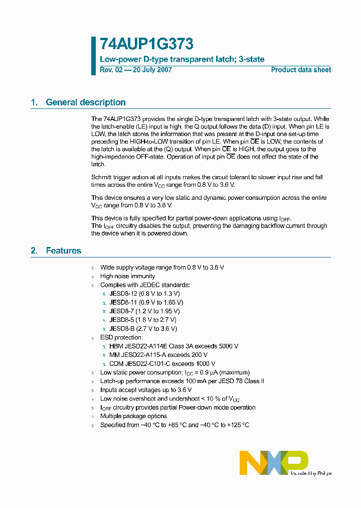 74AUP1G373_4676164.PDF Datasheet