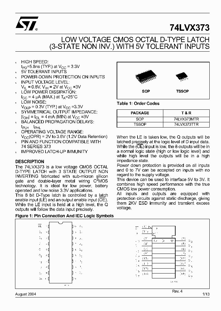 74LVX373_4853264.PDF Datasheet