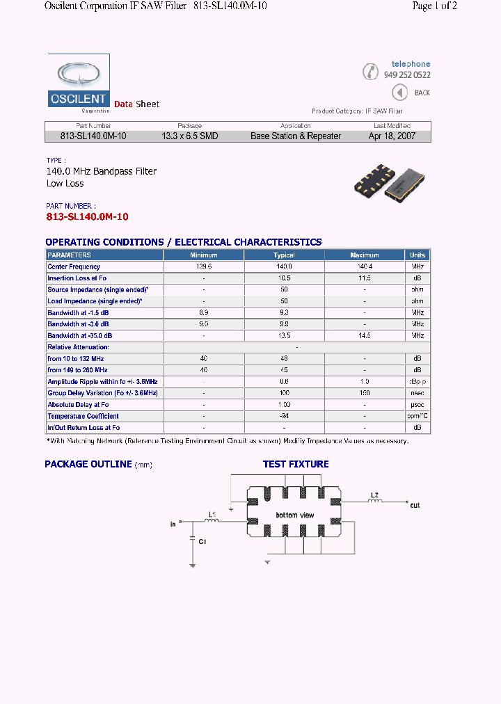 813-SL1400M-10_4529751.PDF Datasheet