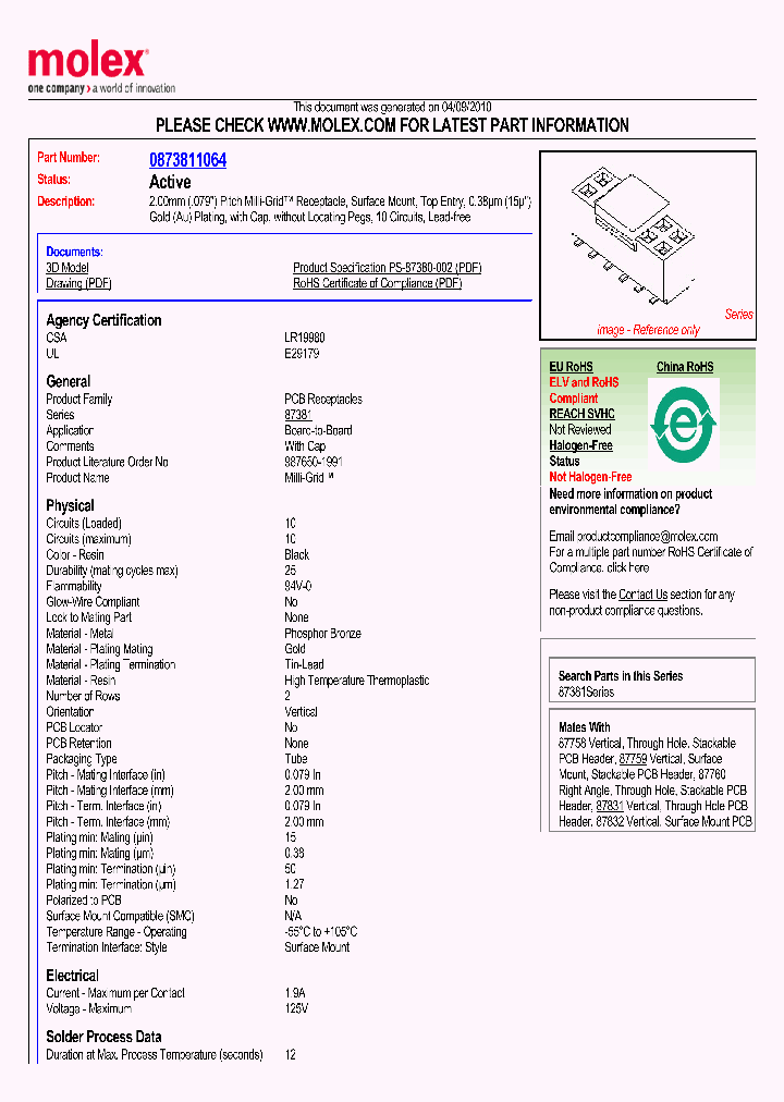 87381-1064_4902534.PDF Datasheet