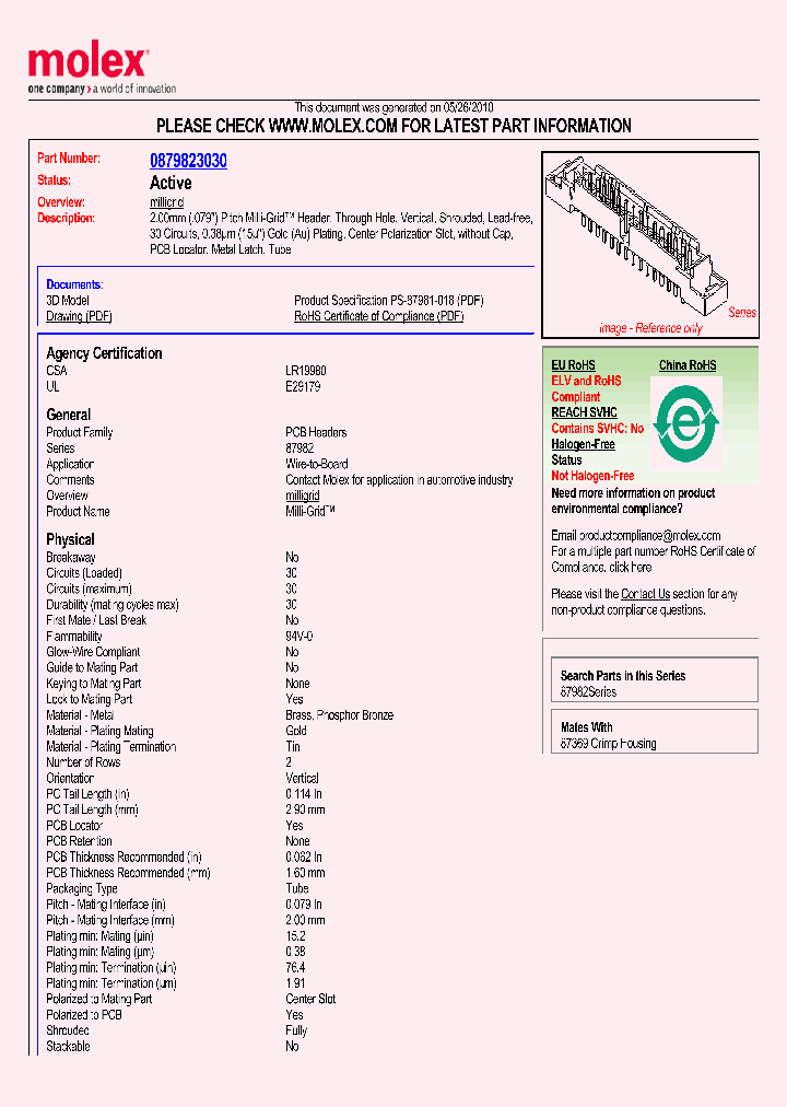 87982-3030_4890488.PDF Datasheet