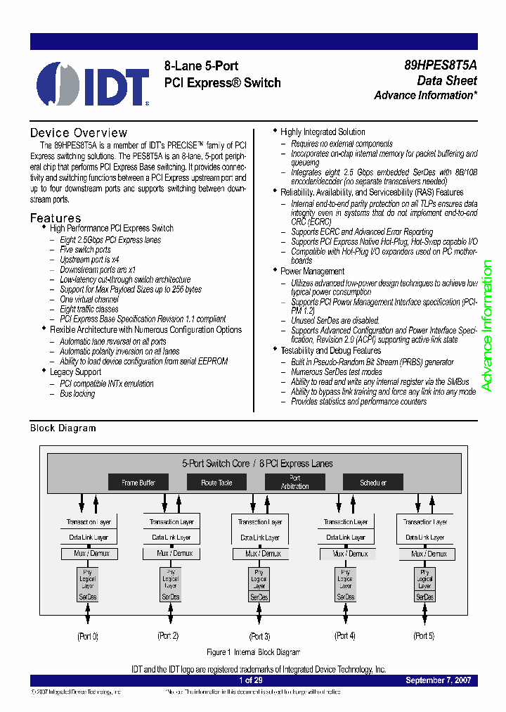 89HPES8T5AZABC_4302414.PDF Datasheet