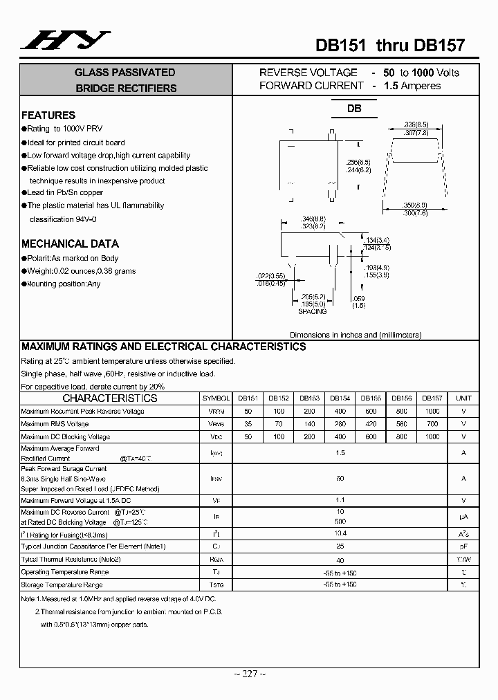 DB151-DB157_4504952.PDF Datasheet