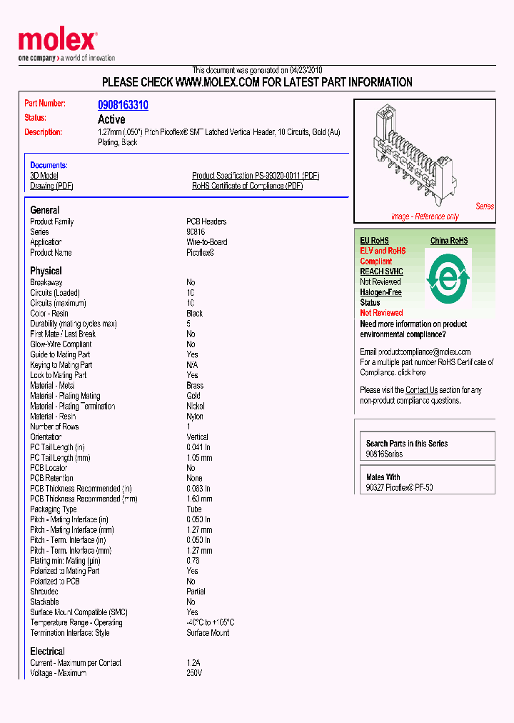 90816-3310_4915784.PDF Datasheet