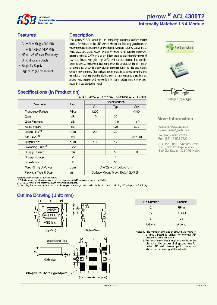 ACL4300T2_4599007.PDF Datasheet