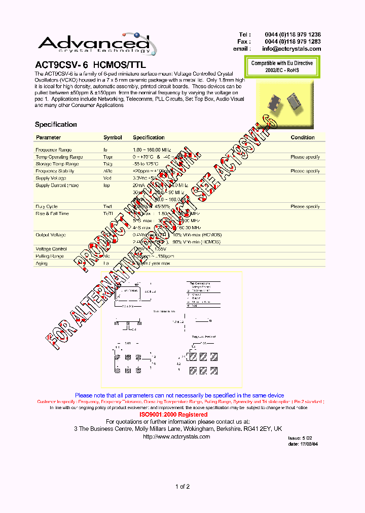 ACT9CSV-6_4216012.PDF Datasheet